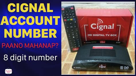 how to get cignal account number without smart card|cignal account number youtube.